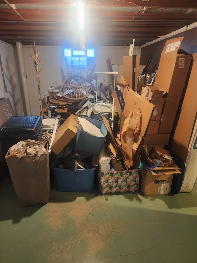 Roll-off dumpster container at job site for Construction Dumpster Rental in Castle Pines